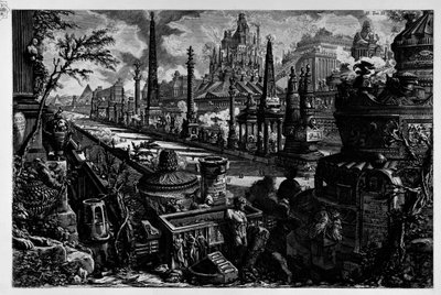 Caminho Appian de Giovanni Battista Piranesi